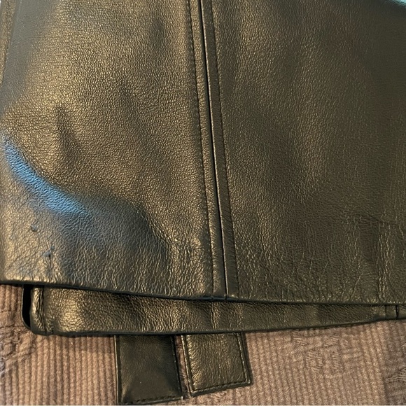 LADIES Worthington Leather Jacket - Picture 7 of 8